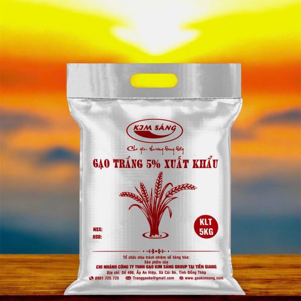 Gạo xuất khẩu 5%